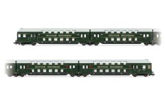 Arnold HN9523 - TT - 4-tlg. Doppelstockzug mit Steuerabteil, DR, Ep. III